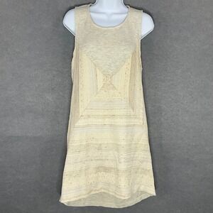 Dolan Tank Top Dress Womens Sz M Anthropologie Sleeveless Woven Relaxed Coastal